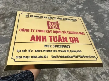 THIẾT KẾ BẢNG HIỆU VÀ BÁO GIÁ THEO YÊU CẦU